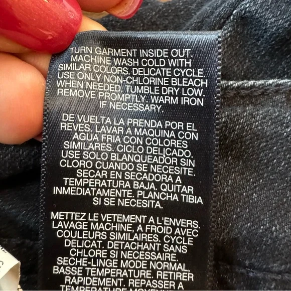 Angels midrise curvy boot cut jeans dark wash size 12 - Picture 6 of 7